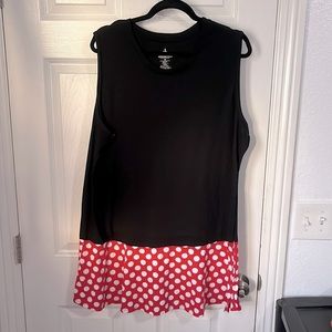 Disney Parks Minnie Mouse cosplay sleeveless mini dress 1X